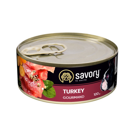Savory Dog Adult Turkey 100 г